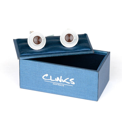 Coffee Cup and Saucer Cufflinks