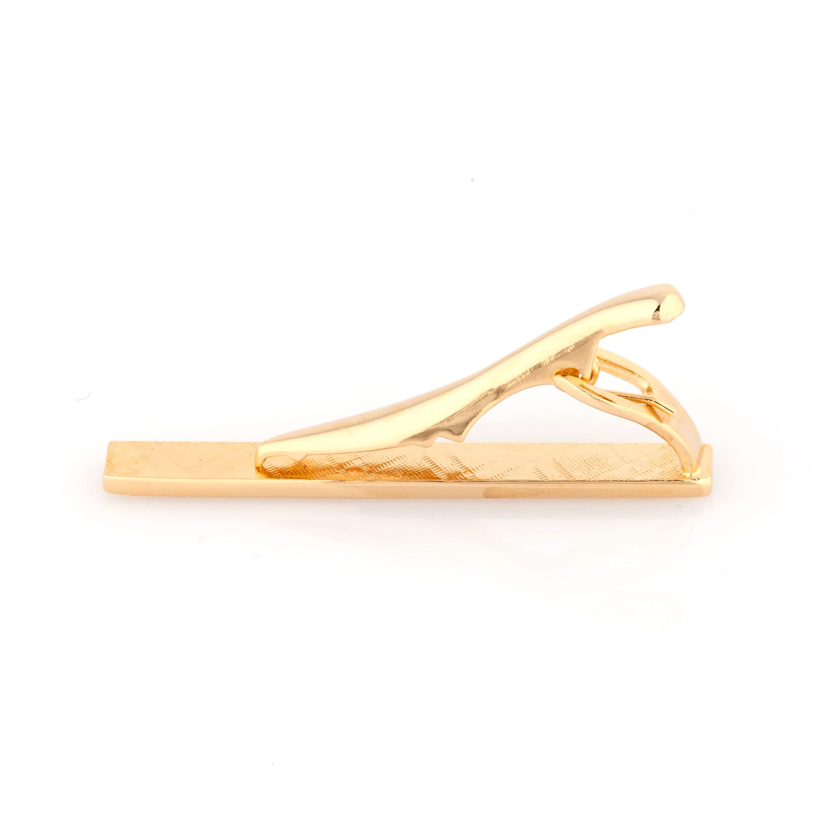Brushed Rose Gold Tie Clip Tie Clips Clinks Australia 