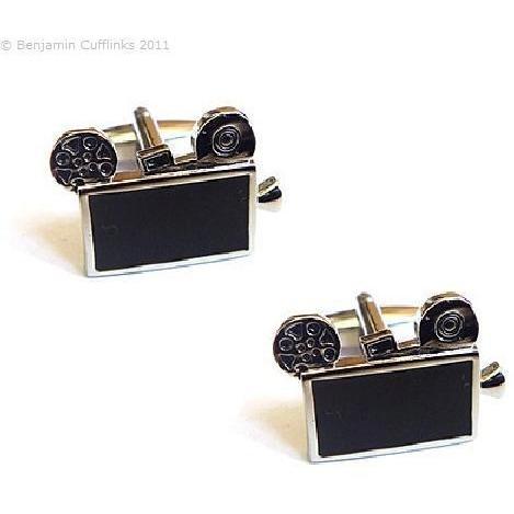 Retro Movie Camera Cufflinks