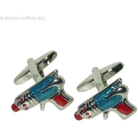 Retro Sci Fi Ray Gun Cufflinks