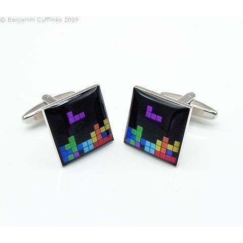 Tetris Cufflinks