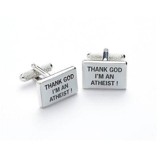 Thank God I'm an Atheist Cufflinks