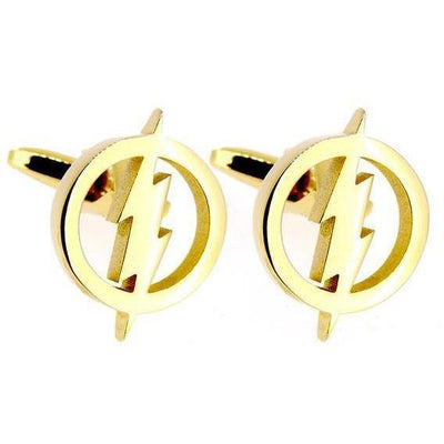 The Flash Cufflinks Gold