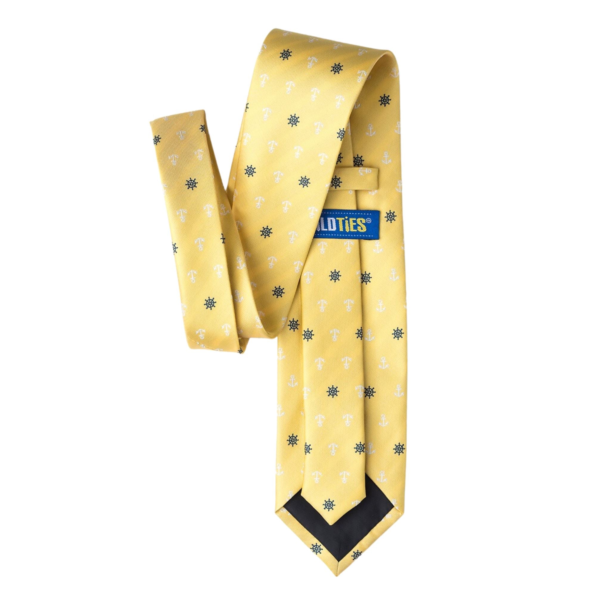 Anchors & Ships Wheels Skinny Tie Ties Clinks 