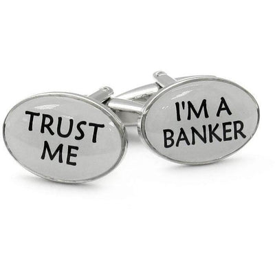 Trust Me I'm a Banker Cufflinks