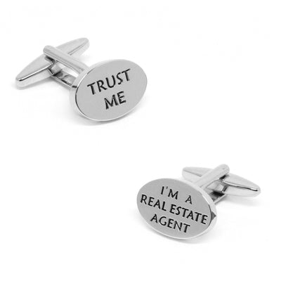 Trust Me, I'm A Real Estate Agent Cufflinks