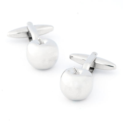 Silver Apple Cufflinks