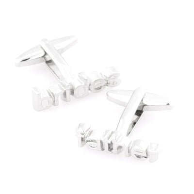 Brides Father cut-out style  Wedding cufflinks