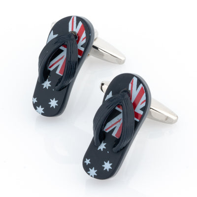 Australian Flag "Aussie" Thong Cufflinks