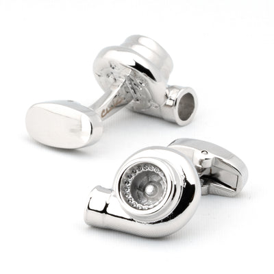 Silver Turbo Cufflinks