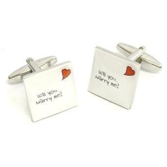 Will You Marry Me? Wedding Cufflinks