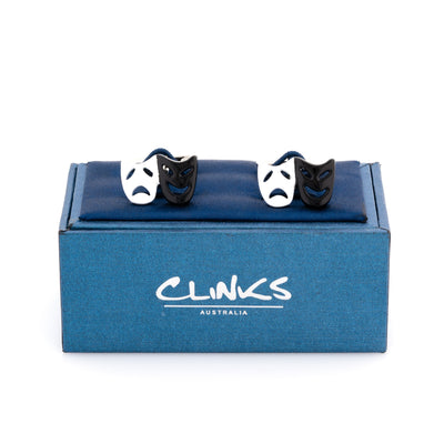 Black and White Mask Cufflinks