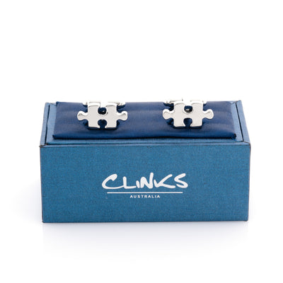 Silver "Puzzle" Jigsaw Cufflinks