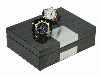 Wenge Wooden Watch Box, Cufflink Watch Box, Cuffed Watch Box, Clinks Australia Watch Box, Wenge Watch Boxes on Cuffed, Australia Watch Box, Cufflink Watch Storage Box, Cufflink Watch Display Box, Wenge Watch Box, Wooden Watch Box, Wenge, Wooden Cufflink Watch Boxes, CB5004, Clinks.com