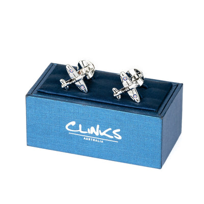 Spitfire Airplane Cufflinks